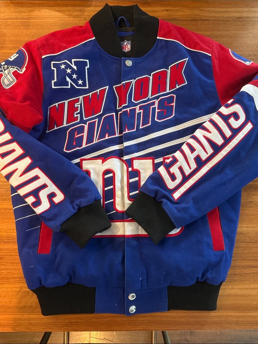 G-III Sports New York Giants varsity jacket sz small